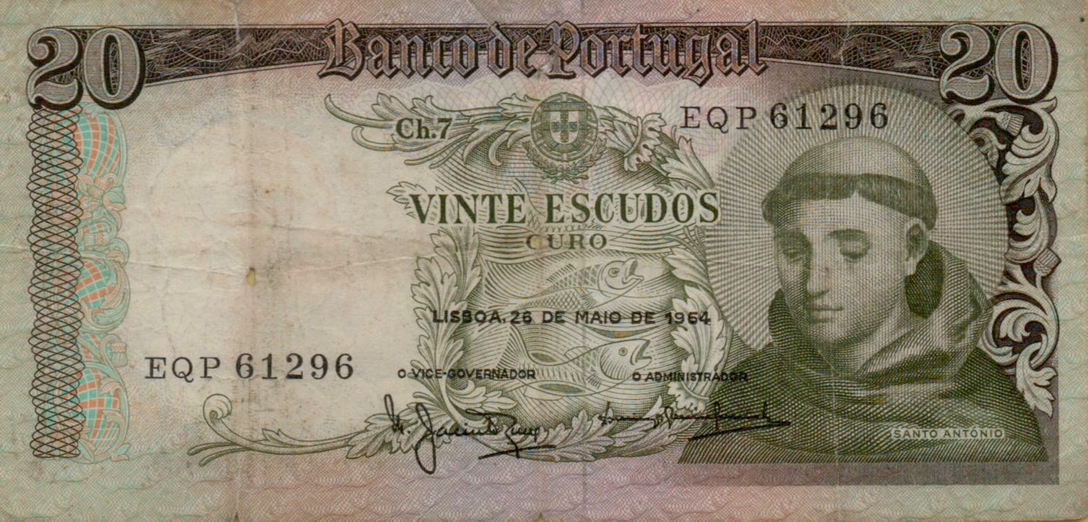 Portugal 20 1964 VF  P-167/b5